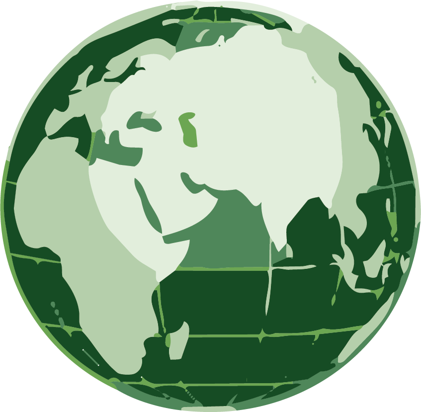Valen Core Global — a green globe symbolising operations across India, the UAE and Saudi Arabia